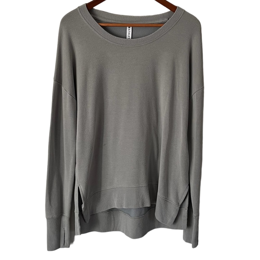 Athleta Coaster Luxe Sweater Sage Green Size Medium
